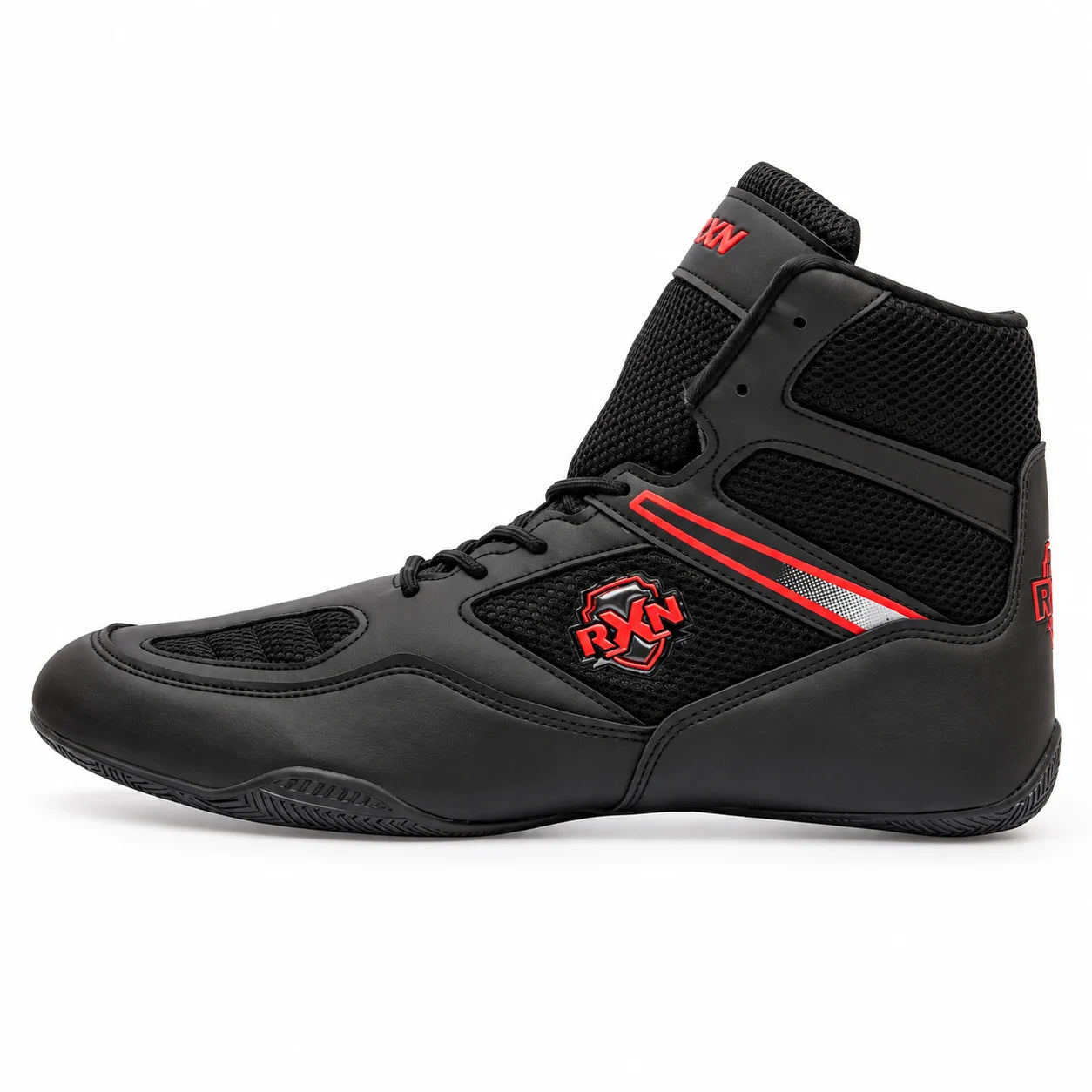 RXN Mat-Speed Wrestling/Kabaddi Shoes for Men - (WS-14) - black